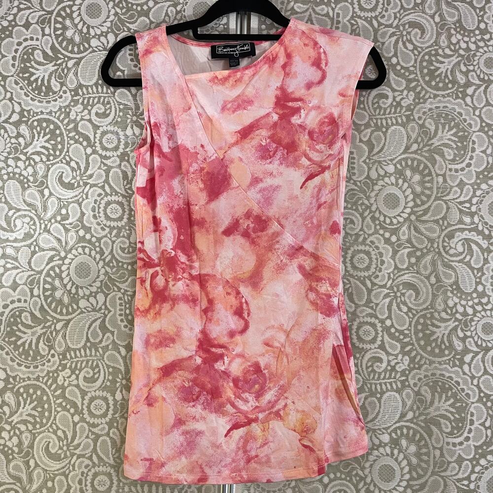 Pink Tie Dye Tank XXS NEW
